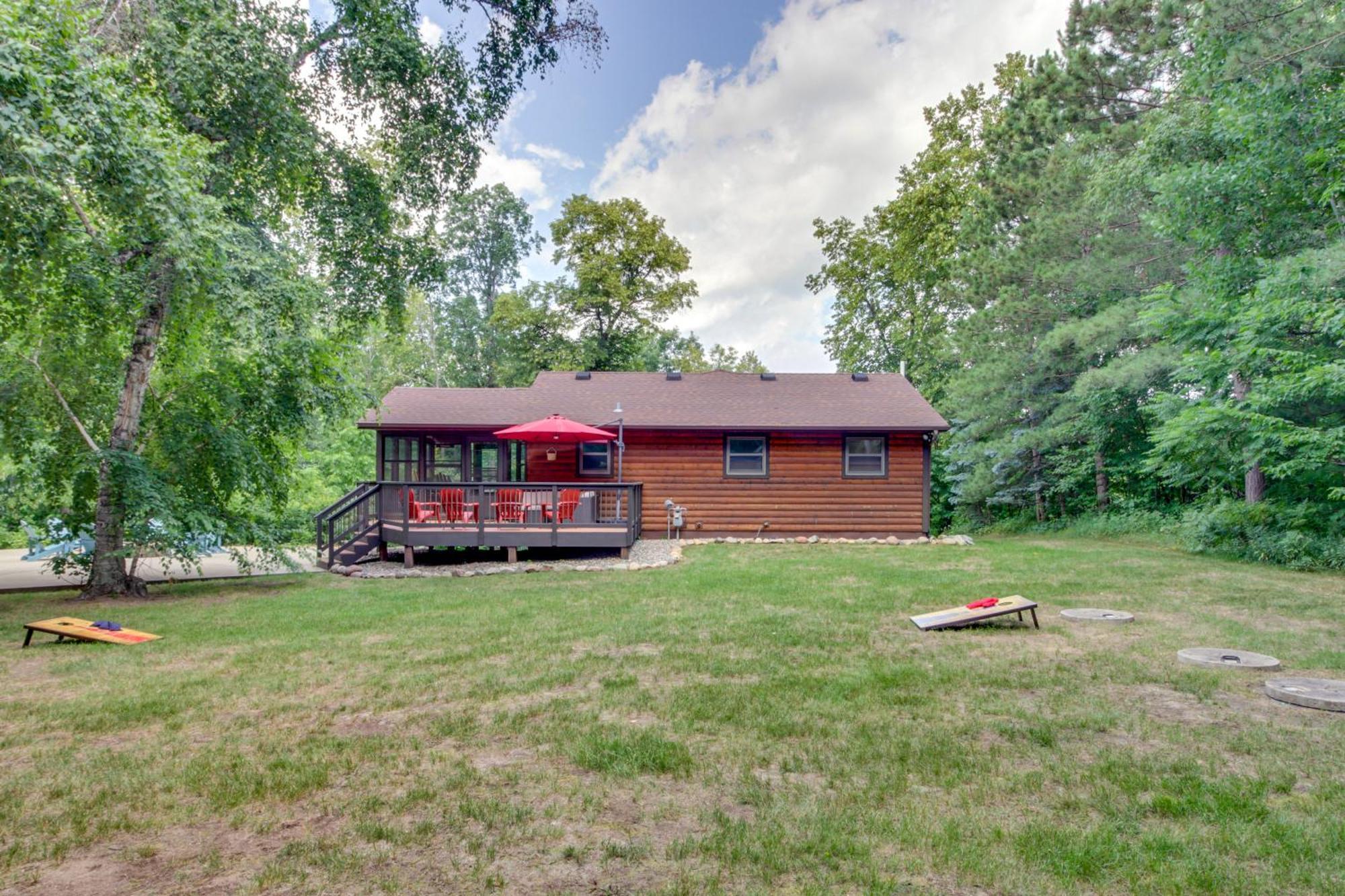 Beautiful Breezy Point Home With Beach And Dock! Pequot Lakes Bagian luar foto